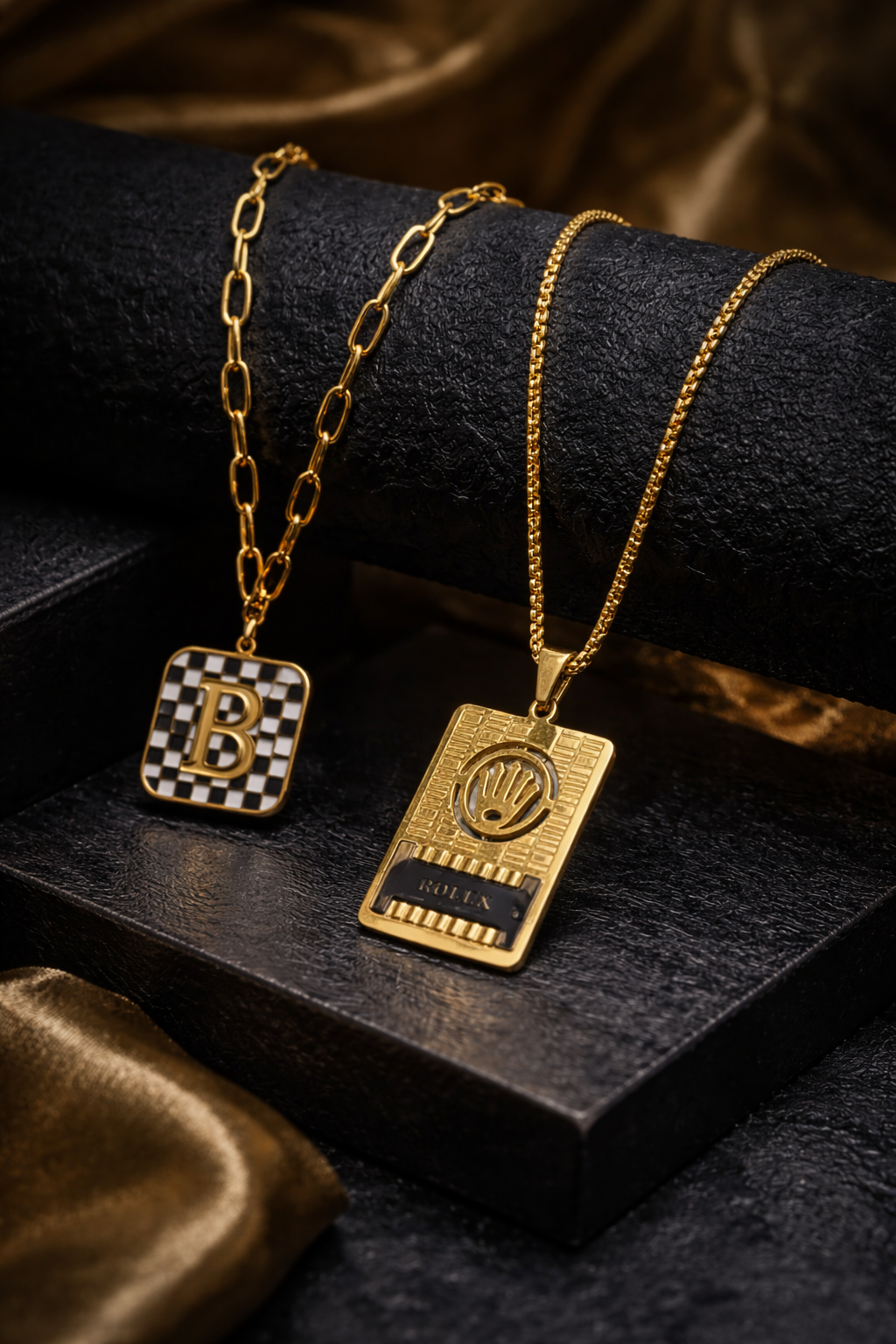 stylish silver chain for men