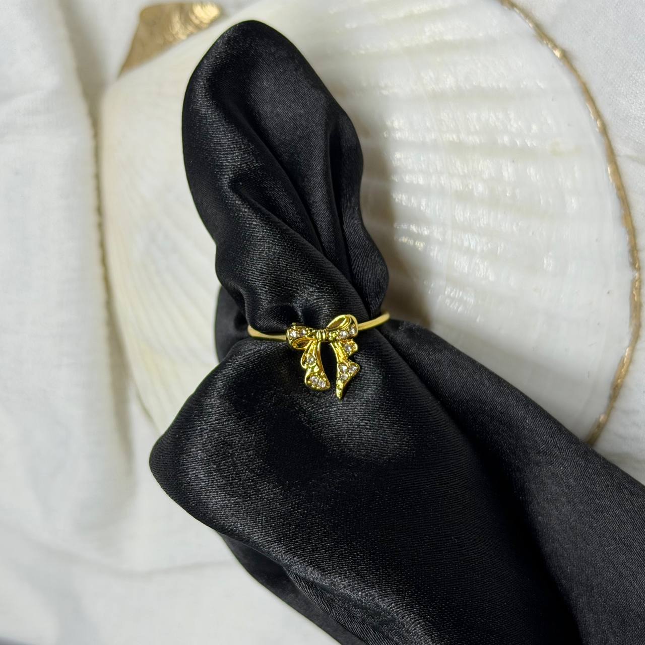 Crystal Tiara Bow Ring