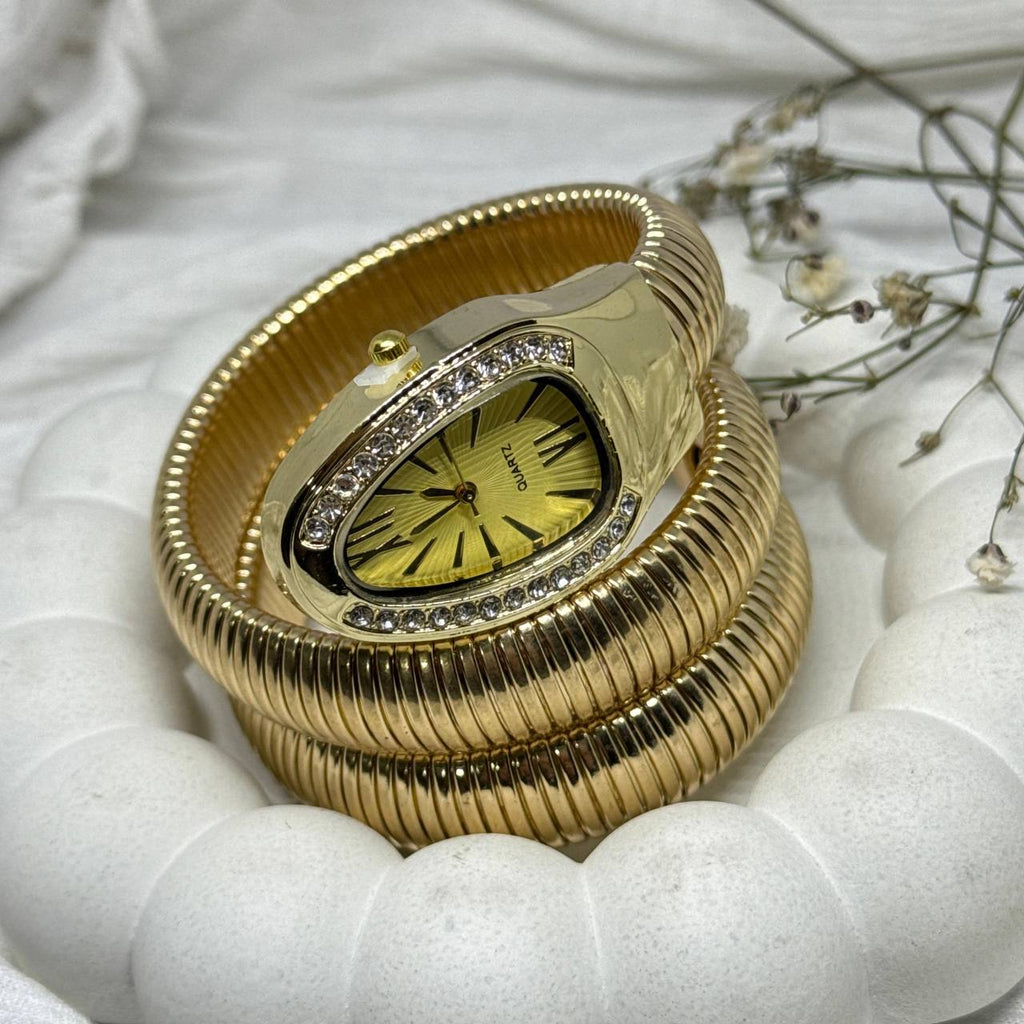 Imperial Gold Coil Bracelet Watch