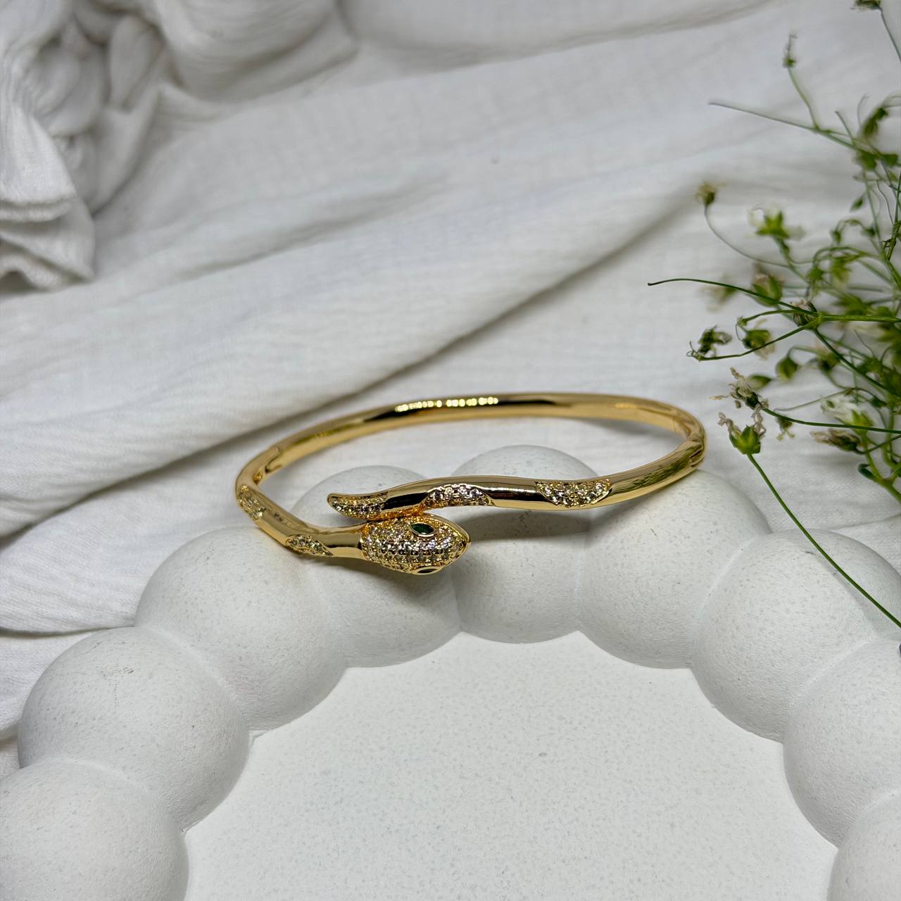 Serpent Luxe Wrap Bracelet