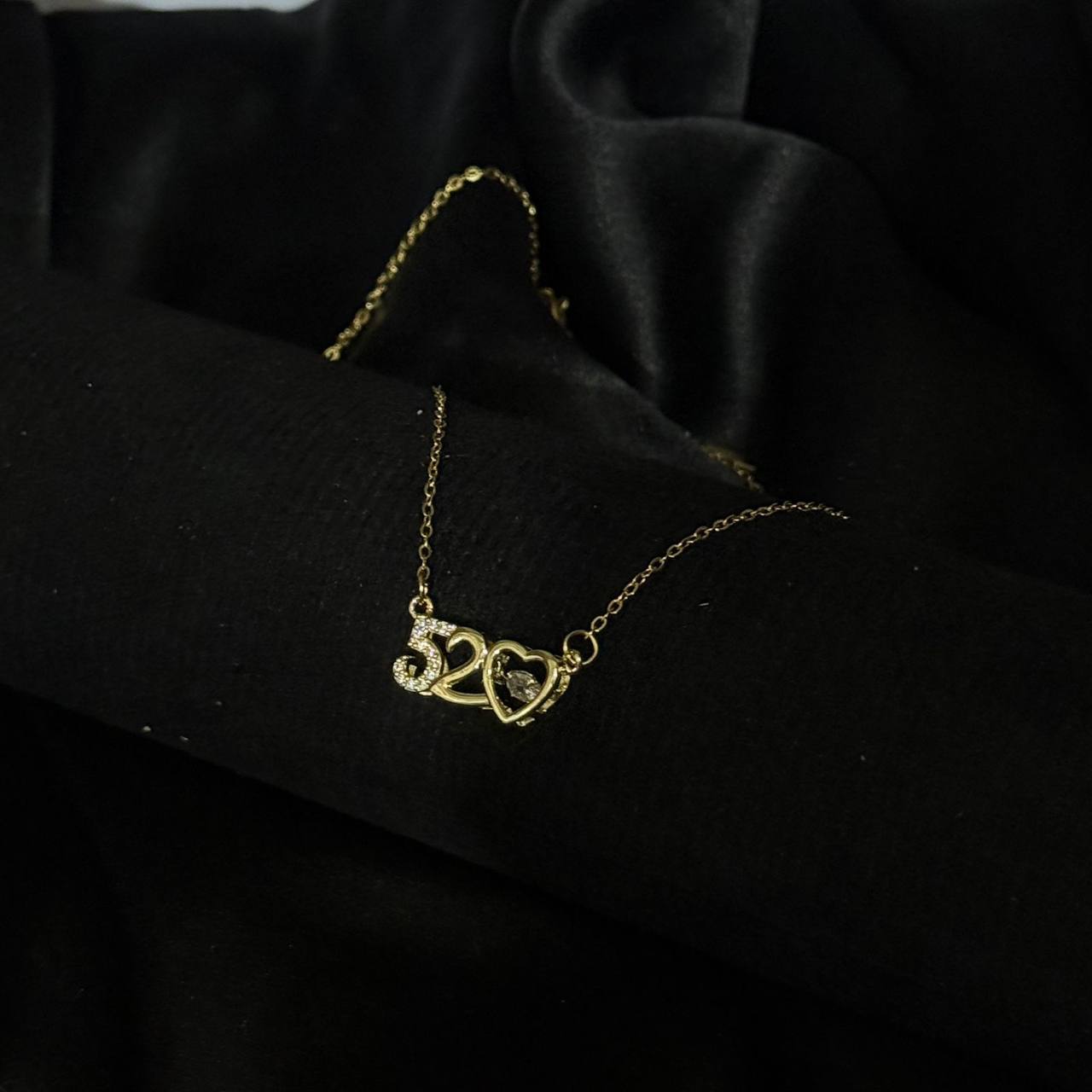 Double Heart Promise Chain