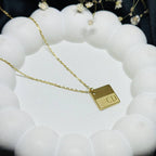 Christian dior Signature Tag Necklace