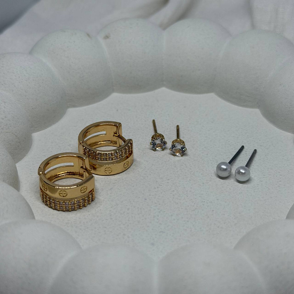 Hoops & Stud Set