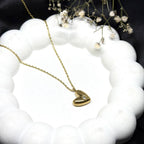 Heart Sunstone Pendant Necklace