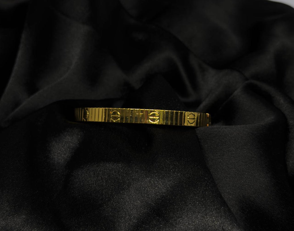 Celine Vertical Script Bracelet