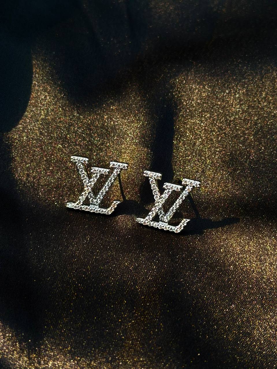 LV Silver Studs