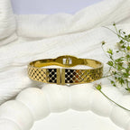 Diamond Weave Texture Bracelet