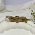 Feather Embrace Open Bracelet