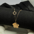 Honeycomb Bloom Charm Necklace