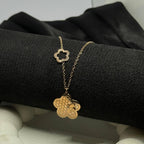 Honeycomb Bloom Charm Necklace