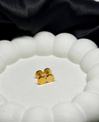 Classic Gold Disc Studs