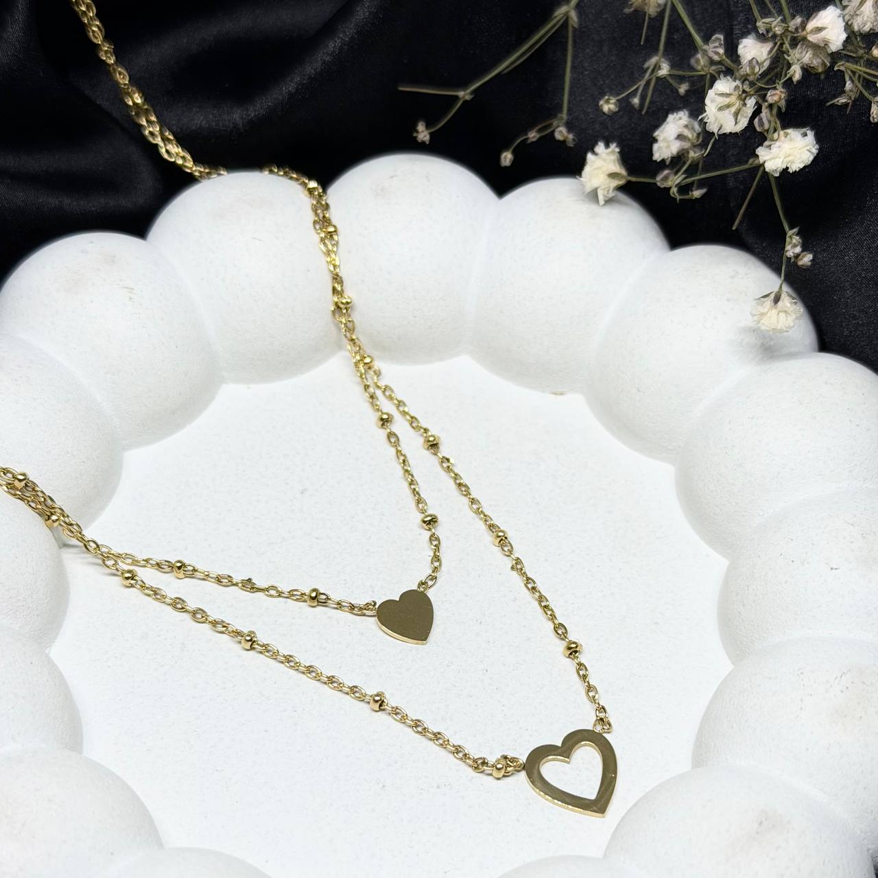 Classic Heart Tag Toggle Necklace