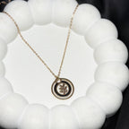 Leaf Orbit Pendant Necklace