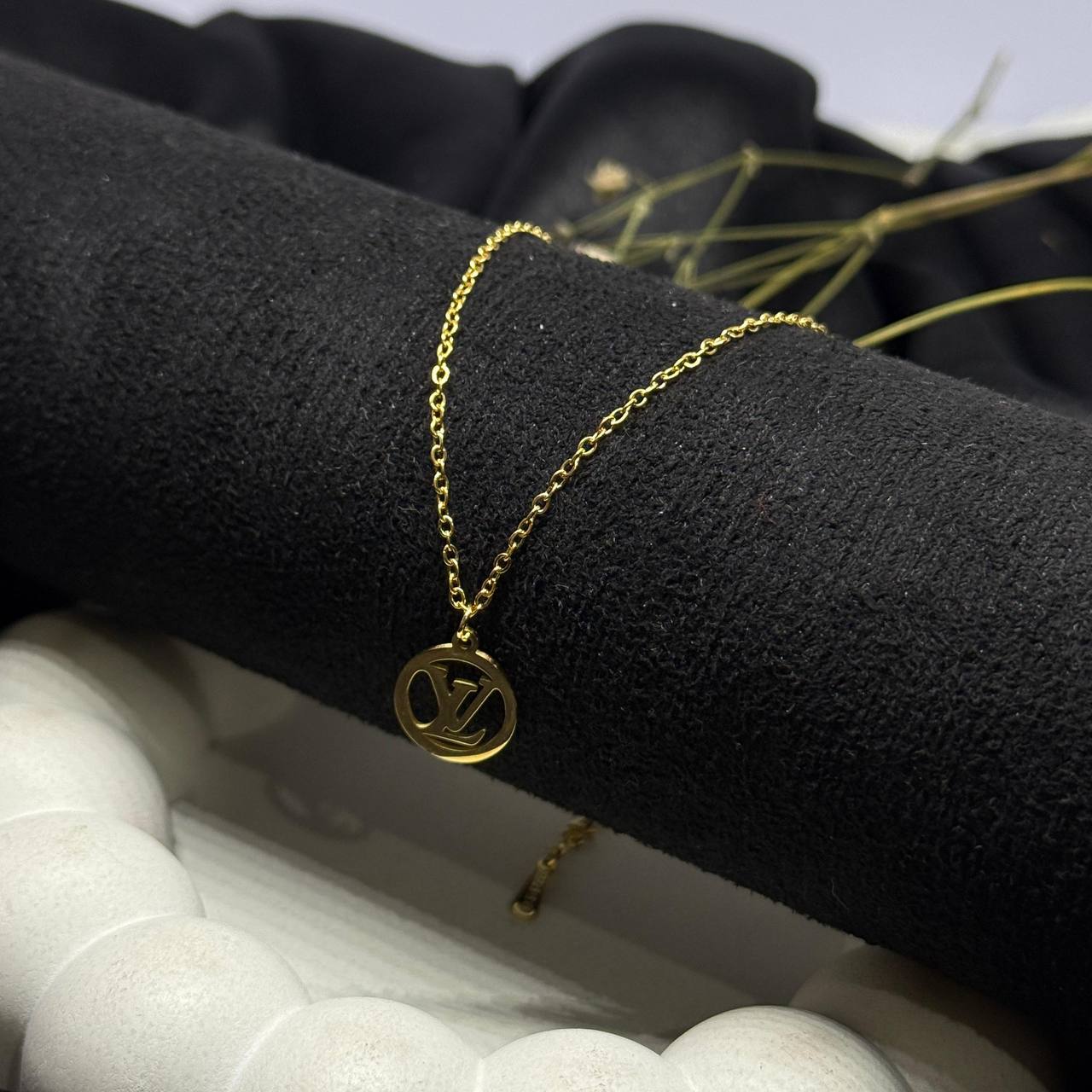 Louis Vuitton Iconic Monogram Circle Pendant Necklace