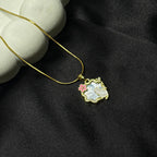 Floral Pearl Dream Pendant Necklace