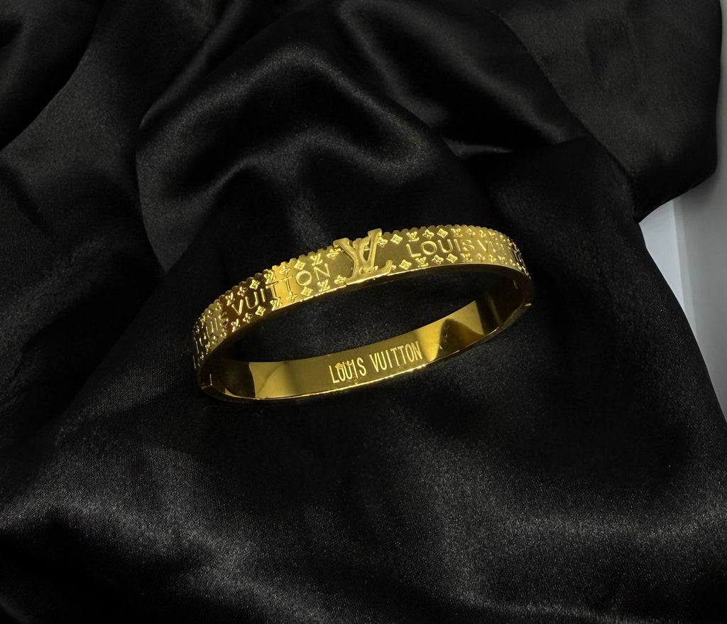 The Louis Vuitton Icon Lock Bracelet