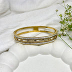 Twin Row Crystal Elegance Bracelet