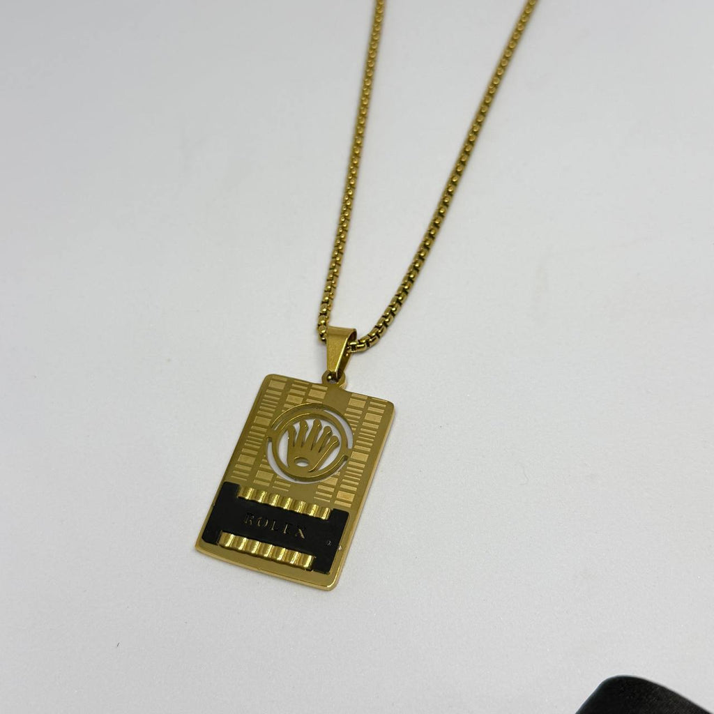 Rolex Crown Matrix Pendant Chain