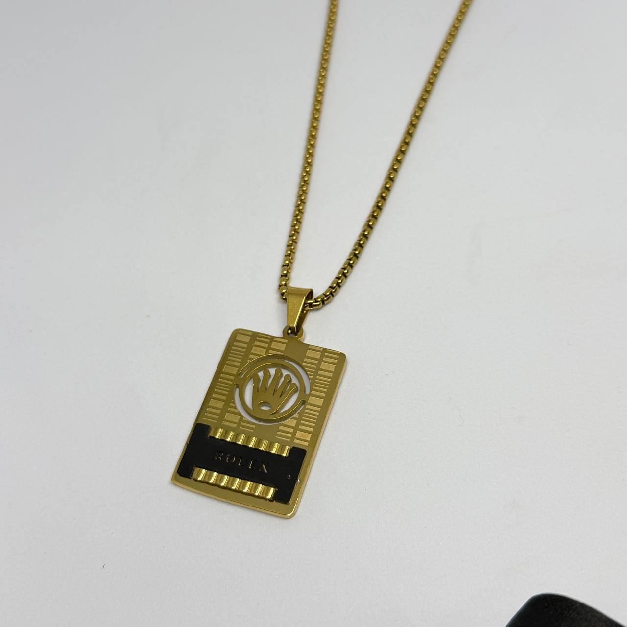 Rolex Crown Matrix Pendant Chain