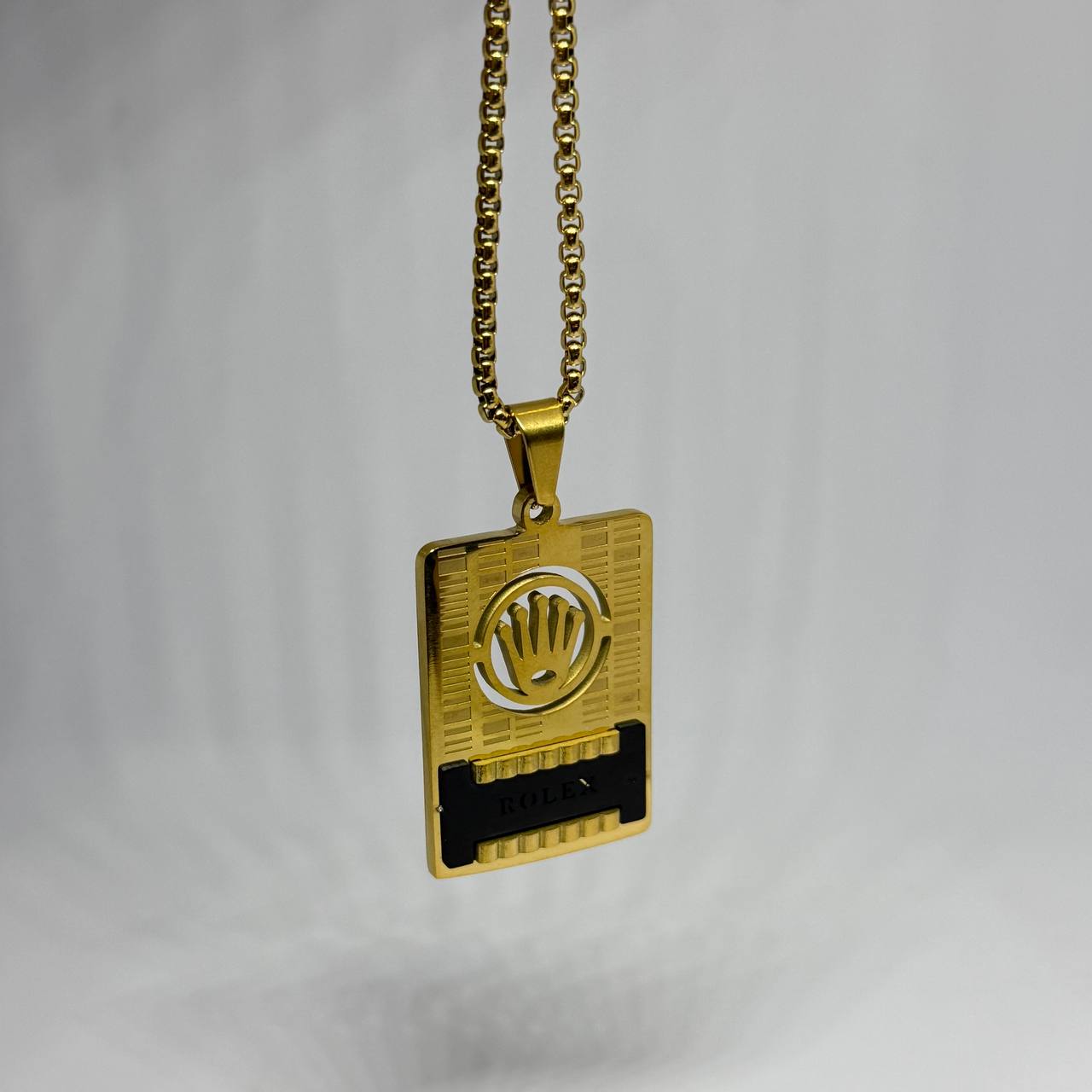Rolex Crown Matrix Pendant Chain