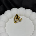 The Golden Petal Cascade Ring