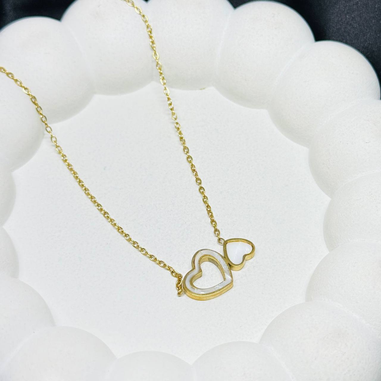Twin Heart Harmony Necklace