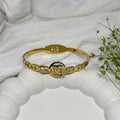 Interlock Emblem Gold Bracelet
