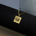 Versace Medusa Greek Key Pendant Chain
