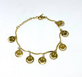 The Golden Rebel Charm Bracelet