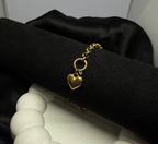 The Golden Heirloom Heart Bracelet