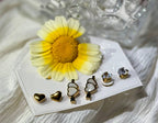 Heart & Arrow Crystal Drop Set