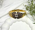 Lattice Heart Crystal Bracelet