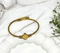Van Cleef Clover Wire Bracelet