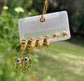 Evil Eye Hoop & Stud Set