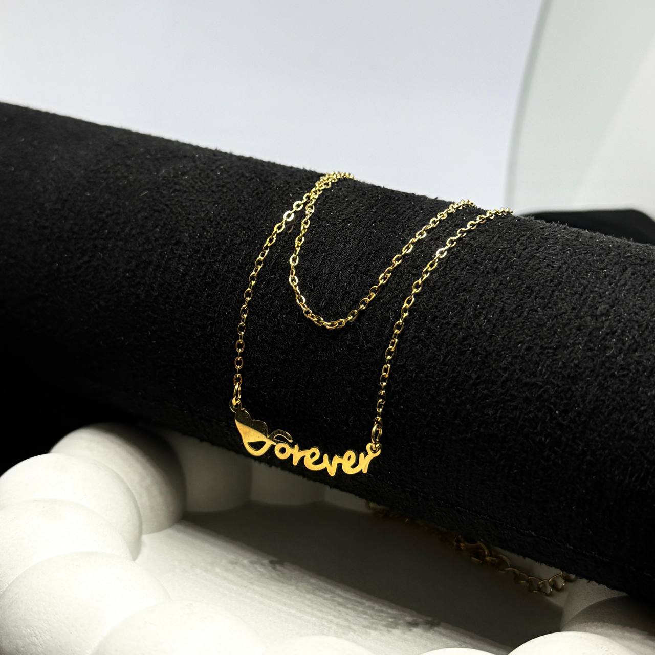 Forever Script Necklace