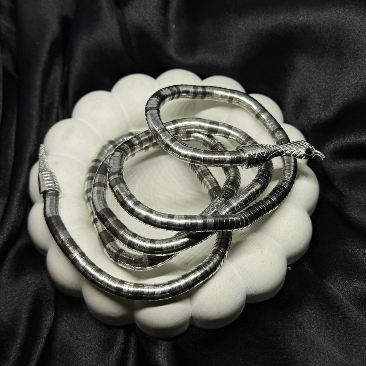 Serpent Coil bendable Statement Necklace