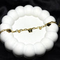 The Noir Monarch Monogram Bracelet