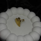 Ribbed Heart Statement Ring
