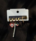 Assorted Charm & Crystal Strand Set