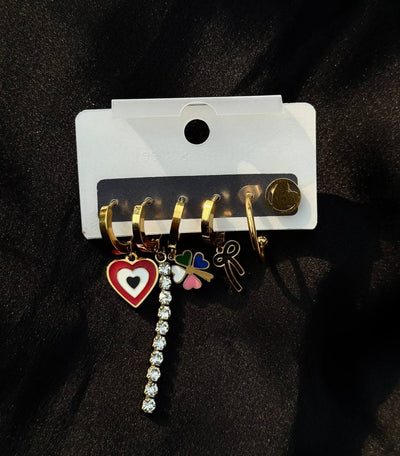 Assorted Charm & Crystal Strand Set