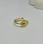 Golden Evil Eye Ring