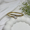 Van Cleef Clover Nail Gold Bracelet