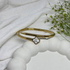 Van Cleef Clover Nail Gold Bracelet