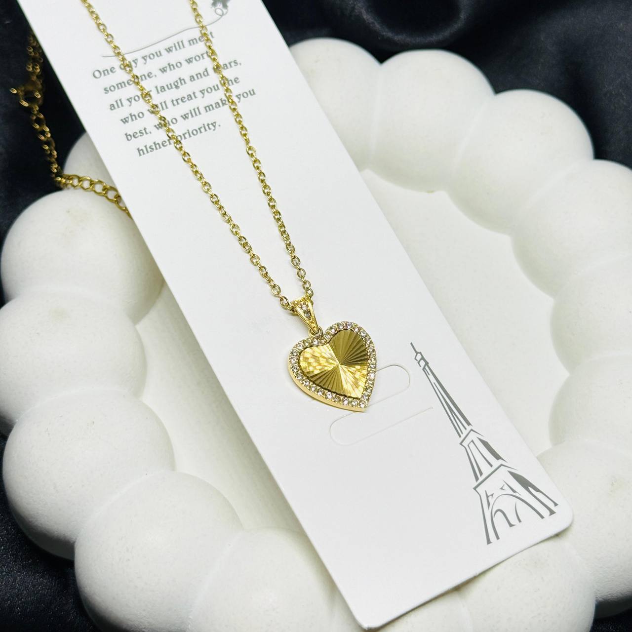Radiant Heart Classic Pendant Chain