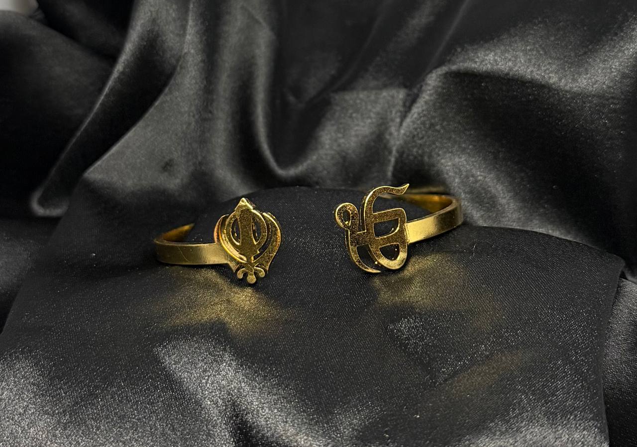 Khanda & Ik Onkar Dual Faith Kada