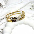 The Sovereign Frame Diamond-Line Bracelet