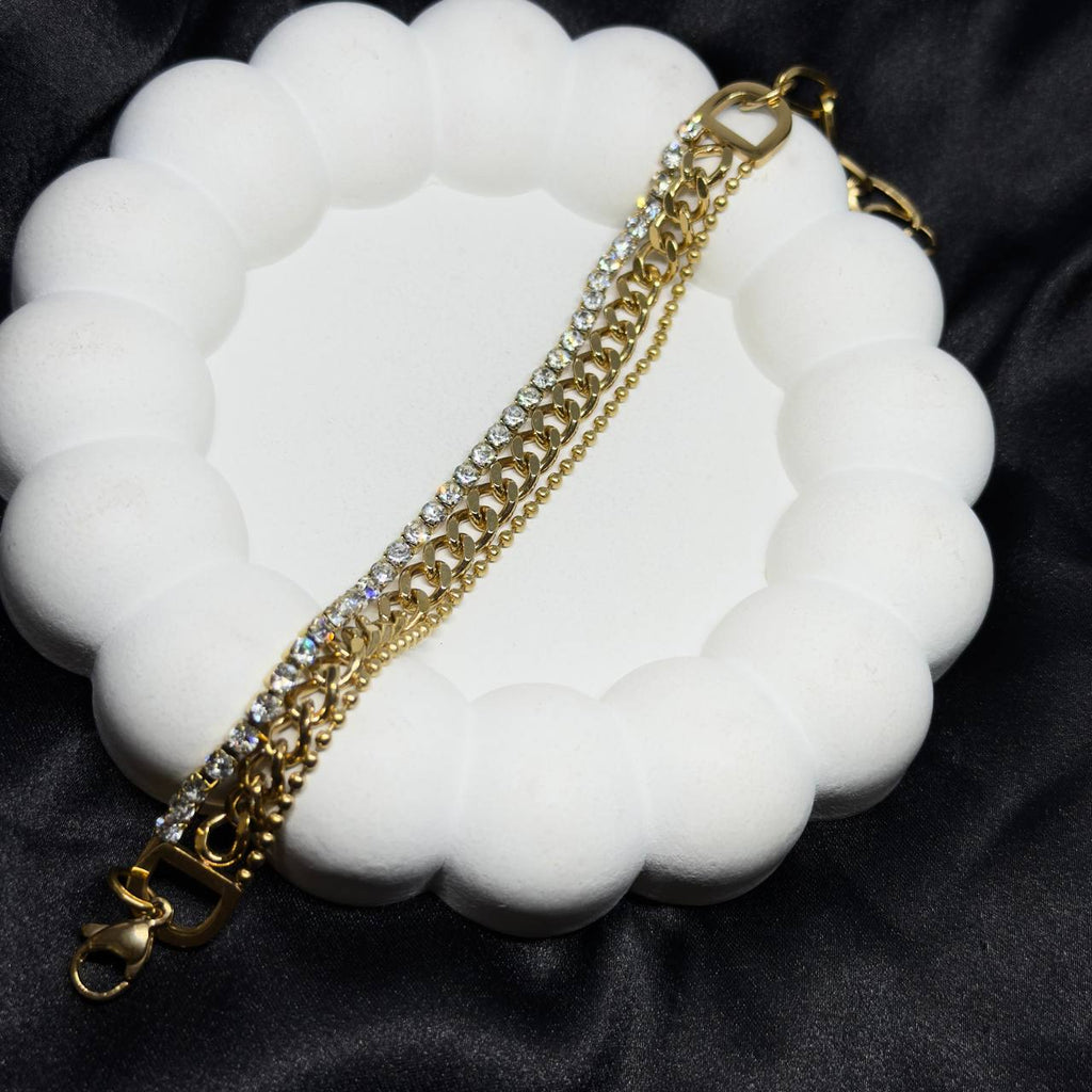The Golden Cascade Luxe Bracelet