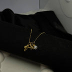 Ocean Charm Trio Necklace