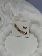 Gold Infinity Stud Set