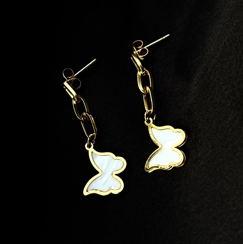 Mother of Pearl Butterfly Drops